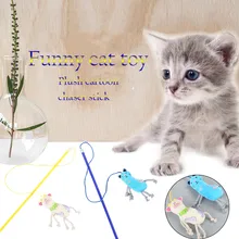 Забавная игрушечная кошка целомудрия палка с мультяшным животным кулоном милая интерактивная удочка для рыбной ловли, палочка для игр, забавные игрушки для домашних животных для кошки котята