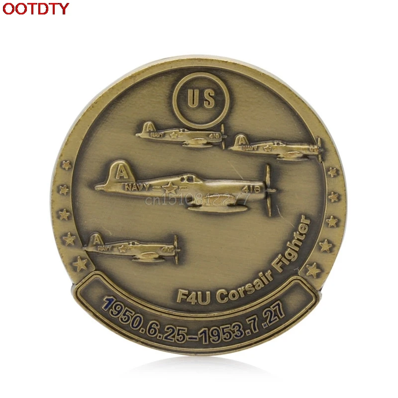 Монеты Корейской войны F4U Corsair Fighter военный вызов Памятная коллекция монет подарок# H0VH