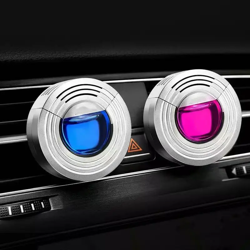 

Car Air Freshener Air Conditioner Vent Clip Liquid Fragrance Auto Outlet Perfume Round Car-styling Auto Interior Accessories