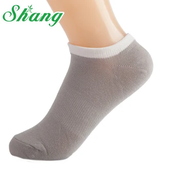 

BAMBOO WATER SHANG Men socks men's Bamboo Fiber Sock Slippers Breathable socks pure color Male socks 5pairs/pack LQ-12