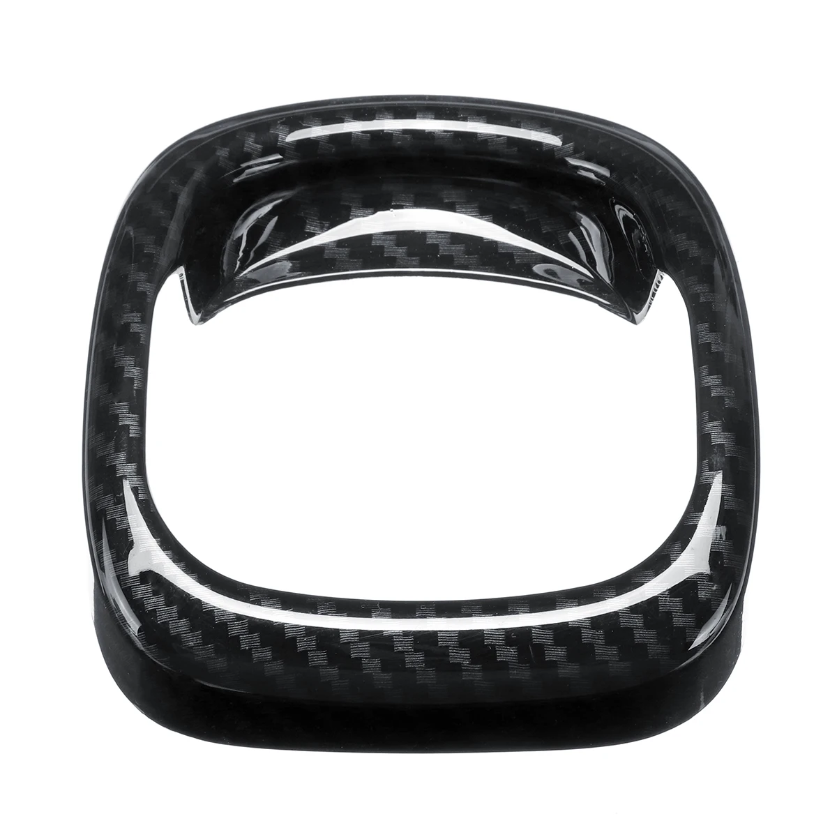 Par de fibra de carbono estilo de efecto de asiento de liberación de la cubierta de los adornos para BMW MINI Cooper S 3DR F56 F57 Auto Interior molduras partes