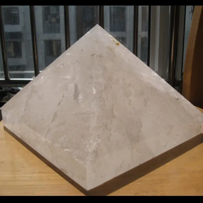 shun66003685+++10500g Natural Clear Quartz Crystal Pyramid Healing China P524 | Дом и сад