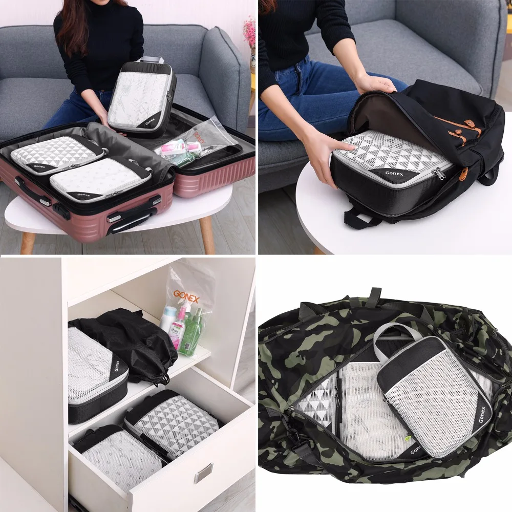 FADISH Packing Cubes,10 Pcs Compression Packing Cubes ,High Quality Durable Packing Organizers for Luggage FADISH Packing Cubes,10 Pcs Compression Packing Cubes ,High Quality Durable Packing Organizers for Luggage