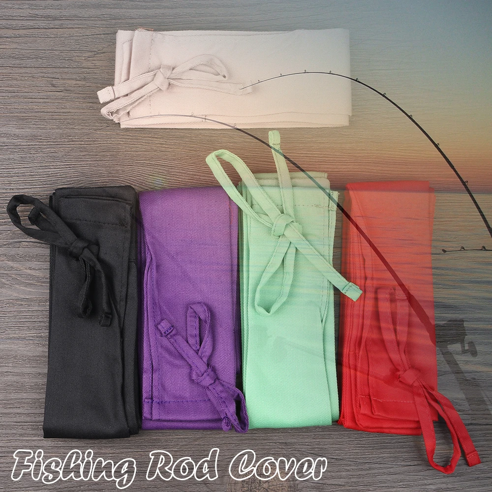 1 шт. тканевый чехол для удочки, Защитные носки чехол, сумка для удочки, расширяемые Аксессуары для рыбалки
