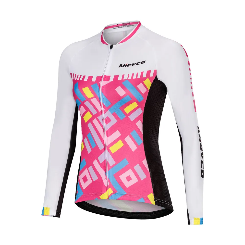 Длинные велосипедные Джерси для женщин Горные Джерси mtb велосипед дышащая велосипедная одежда Ropa Ciclismo Футболка женская клубная команда одежда - Цвет: 3