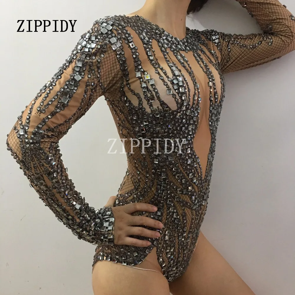 Leotard Bodysuit Festa Comemora Desempenho Outfit Costume Estágio Wear