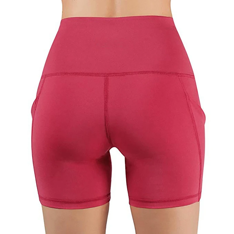 Yoga Shorts Pants Women High Waist Butt Lifting Push Up Tight Shorts Pants Trousers Running Sportswear Leggings Sport Women