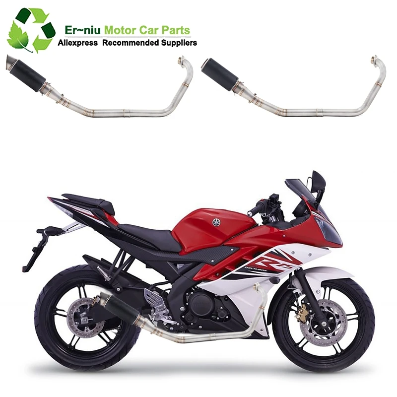 R15 YZF R15 MT15 Motorcycle Full System Exhaust Muffler Escape Modified