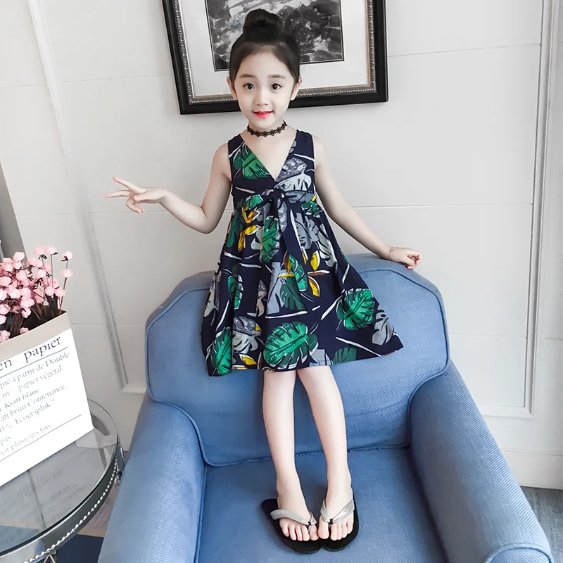 

New Girls Cotton Summer Fashion Casual Dress