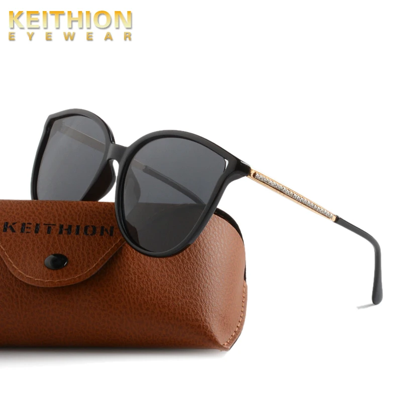 KEITHION Cat Eye Polarized Sunglasses Women Oversized Sun Glasses Female Gradient Shades Oculos Feminino UV400 KEITHION Cat Eye Polarized Sunglasses Women Oversized Sun Glasses Female Gradient Shades Oculos Feminino UV400