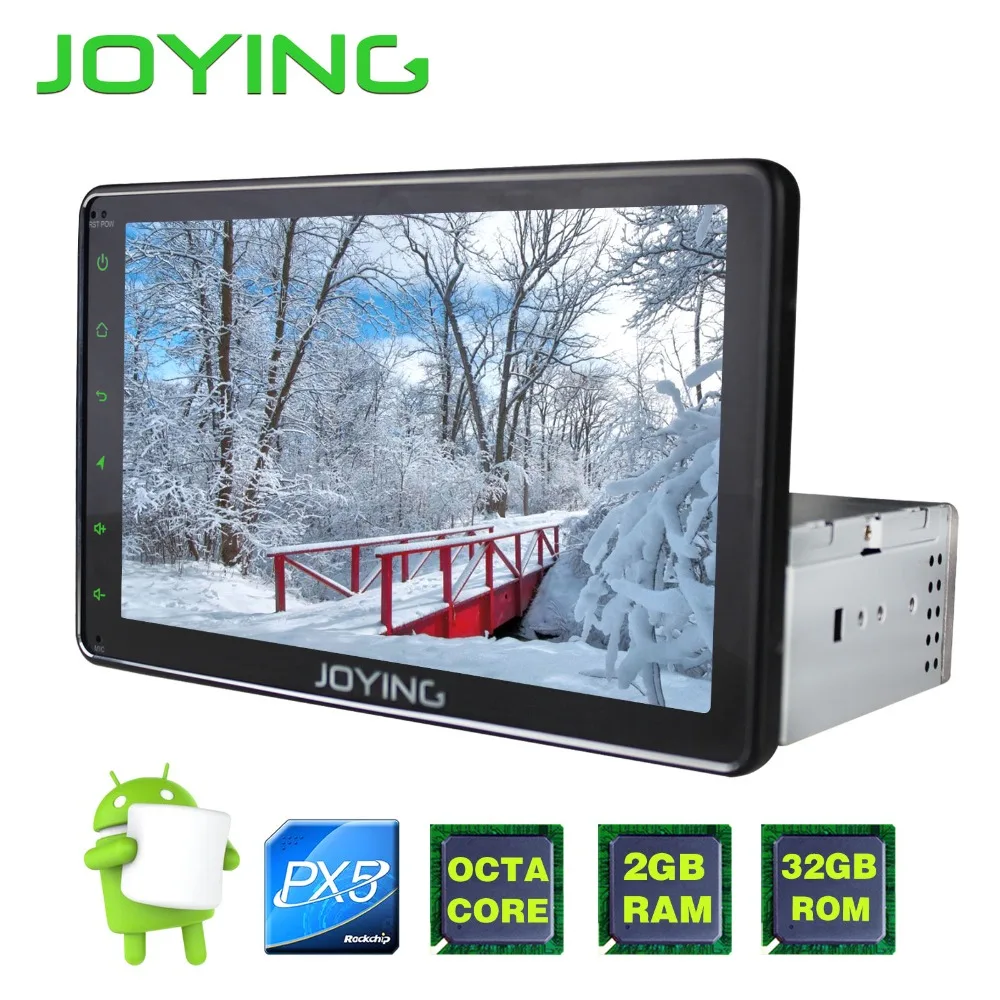 

8"Joying Single 1 DIN 2GB+32GB Android GPS Navigation Universal Car Radio Stereo Head Unit Support Carplay Steering Wheel Cam