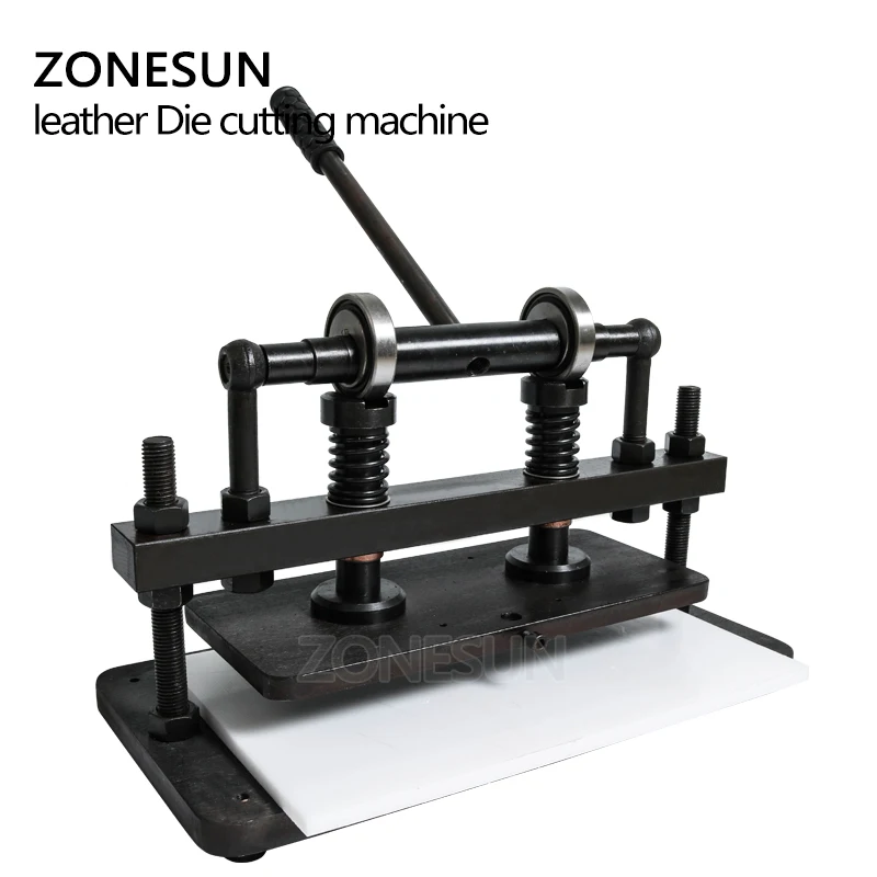 ZONESUN 3616 см двухколесный ручной станок для резки кожи для сумки фотобумага ПВХ/EVA лист форма для вырубки кожи высечки инструмент