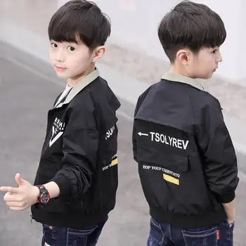 

Children's clothing boy spring coat 2019 new big children's foreign boy handsome spring and autumn casual jacket tide