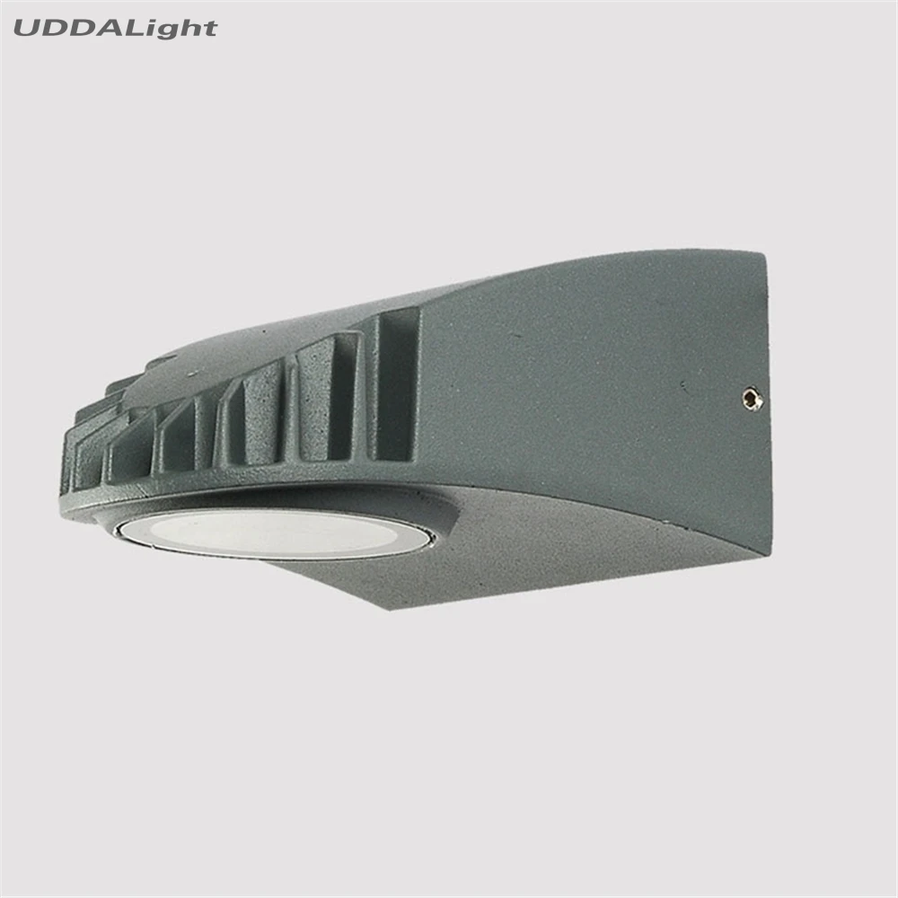 Наружное освещение 5 Вт черная/серая водная Горячая садовая лампа exterieur led|wall light