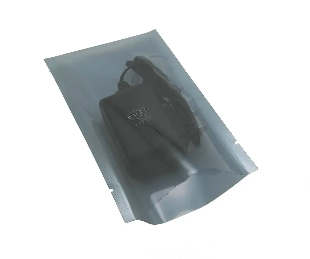 

100pcs Open Top Anti-Static ESD Shielding Packaging Bags Anti Static Instruments Antistatic Package Bag For mobile Electronics