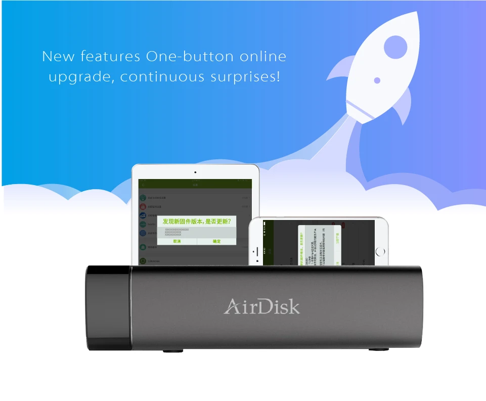 Airdisk S3 NAS мобильный жесткий диск USB3.0 семейный умный сетевой облачный накопитель удаленно мобильный жесткий диск