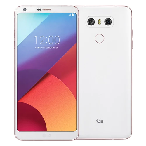 Разблокированный мобильный телефон LG G6 H870DS 64 Гб/H871 32 Гб четырехъядерный двойной 13 МП камера 821 одна/две sim-карты 4G LTE 5,7 дюйма - Цвет: White