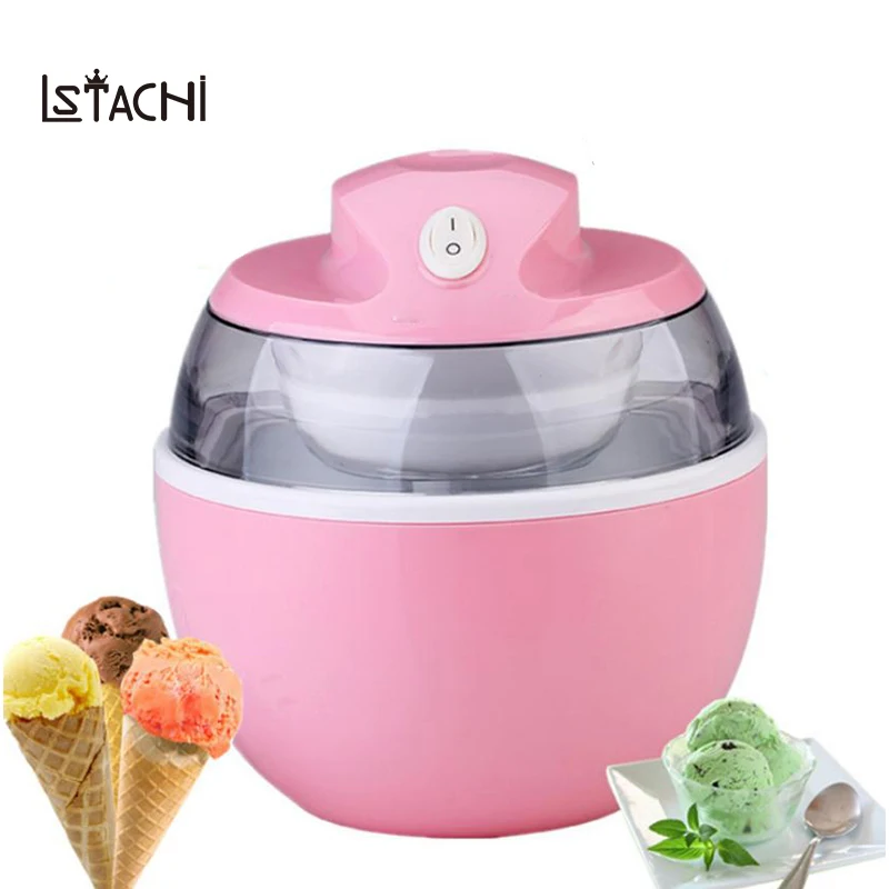 

LSTACHi Mini Home Self-Cooling Ice Cream Maker Automatic soft Ice Cream maker Machine Freezer Instant 15 minitues