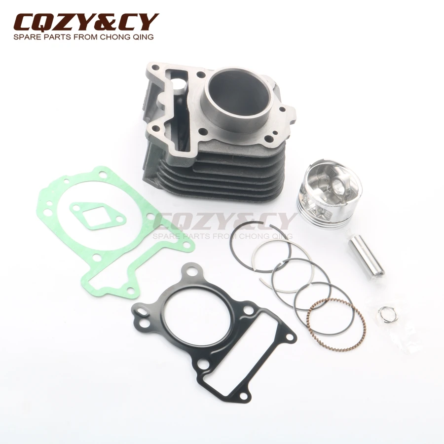 

125cc Cylinder Kit & 57mm Piston Kit & Cylinder Gasket for Piaggio Liberty 125 Fly Eu3 Skipper 125cc Typhoon 125 4T 2V 100080531