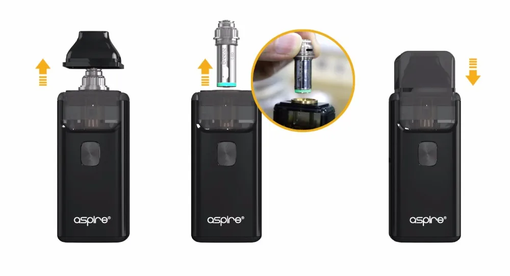 Original Aspire Breeze 2 AIO Kit With 1000mAh Battery 2ml3ml E Cig Breeze 2 Kit With Breeze 2 Atomizer Coil Vape 05