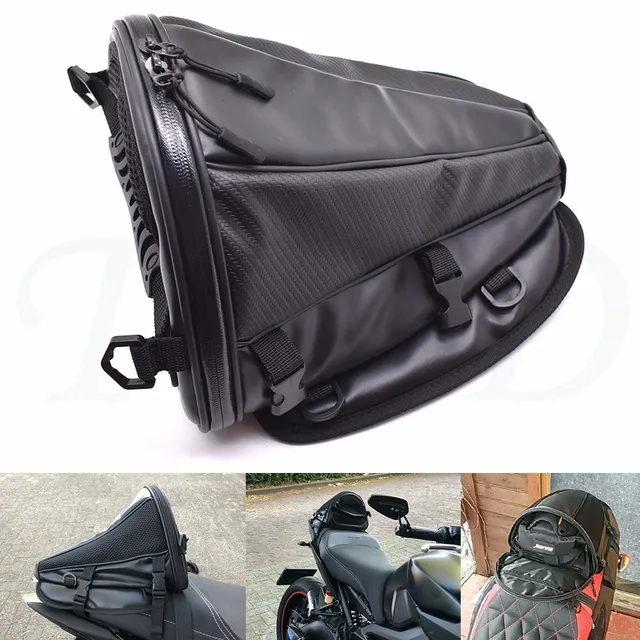 $US $22.91 New carbon fiber color motorcycle tail bag seat backpack handbag for KAWASAKI ZX636R ZX6RR ZX6R ZX-