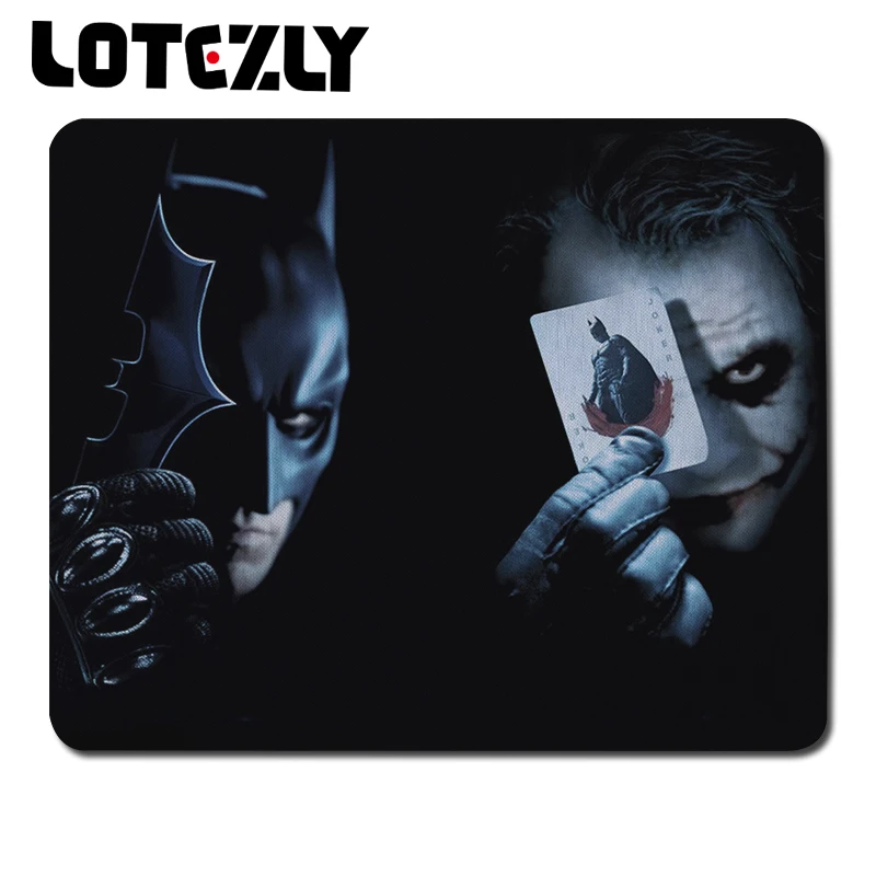 Hot Locking Edge Batman And Joker Print Mousepad Laptop ...