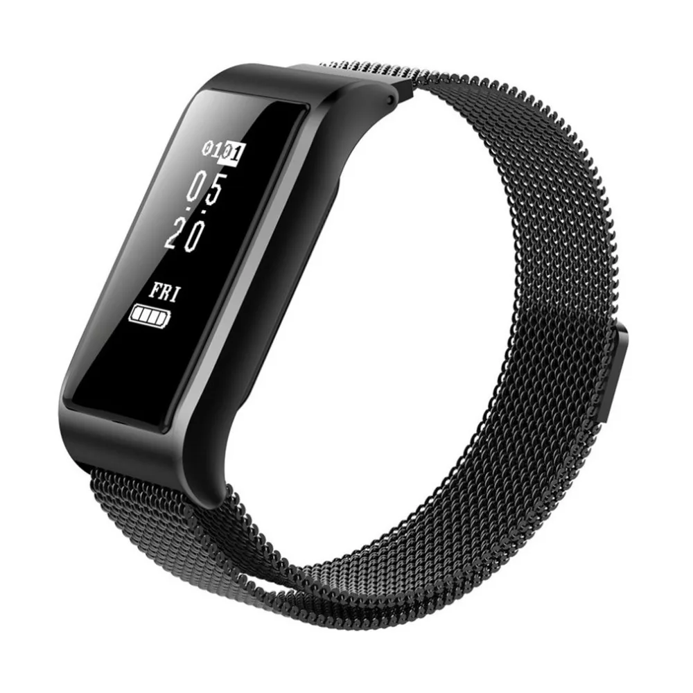 

B29 Metal Strap Smart Sports Band IP67 Waterproof Swimming Smart Watch Wristband Pedometer Heart Rate Monitor Smart Bracelet