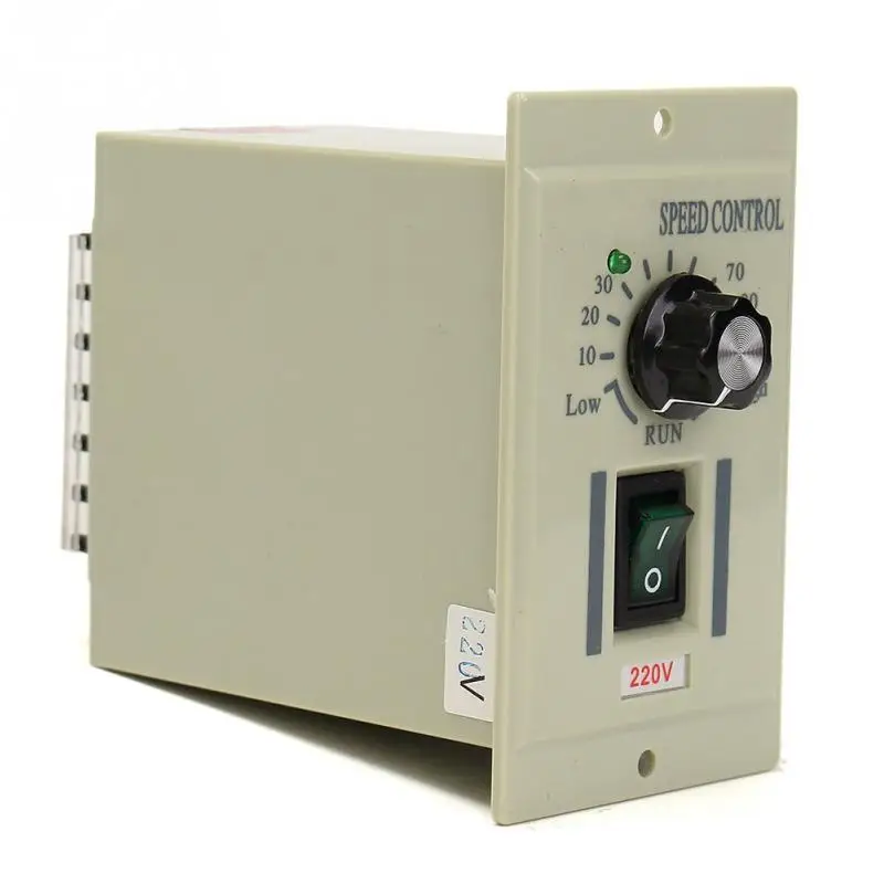 

AC 220V 50HZ Knob Motor Speed Variable Control Controller over current/short circuit protection For DC 0-500W Motor Accessroeis
