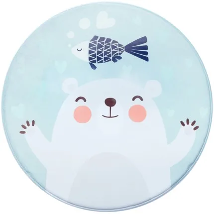 Круглый ковер мультфильм детская комната спальня прикроватное одеяло гостиная журнальный столик кровать передний коврик компьютерная Подушка для стула