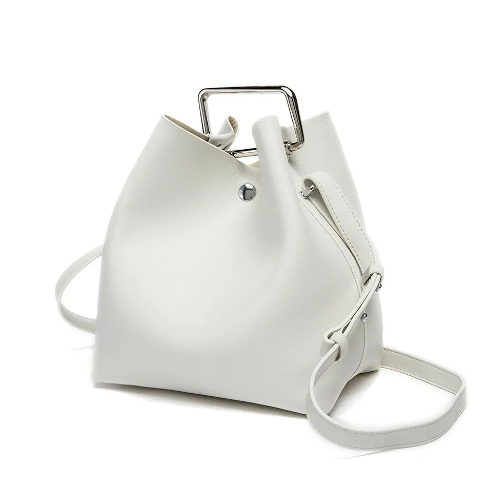 Натуральная кожа Гарантированная яловая женская сумка брендовая дизайнерская женская сумка с замком женская сумка квадратная пряжка сумка-мешок