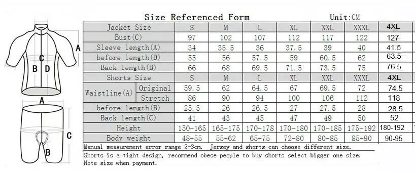 men size FOR 4XL