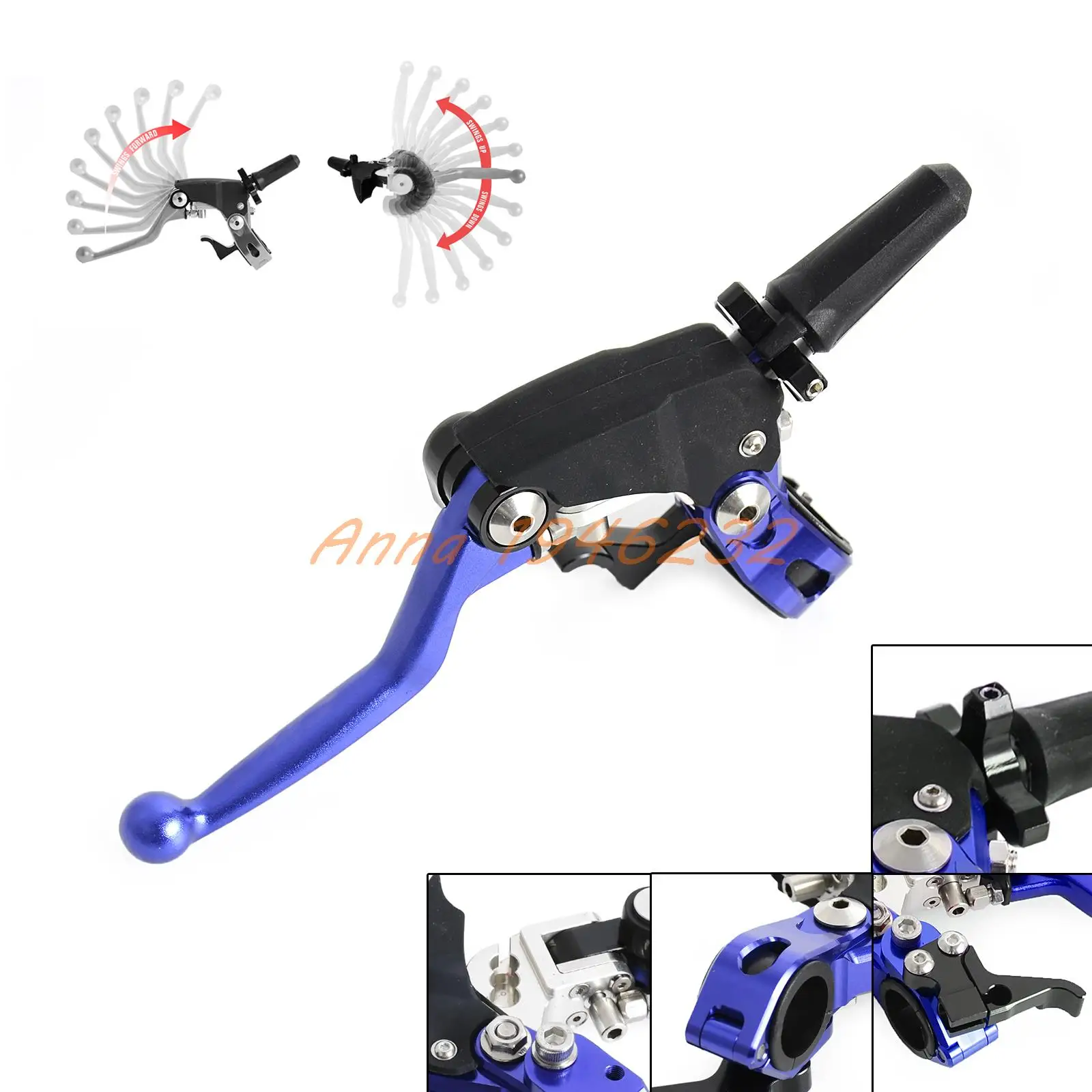 Folding Clutch Lever Perch w/ Hot Starter For Yamaha YZ80/YZ85