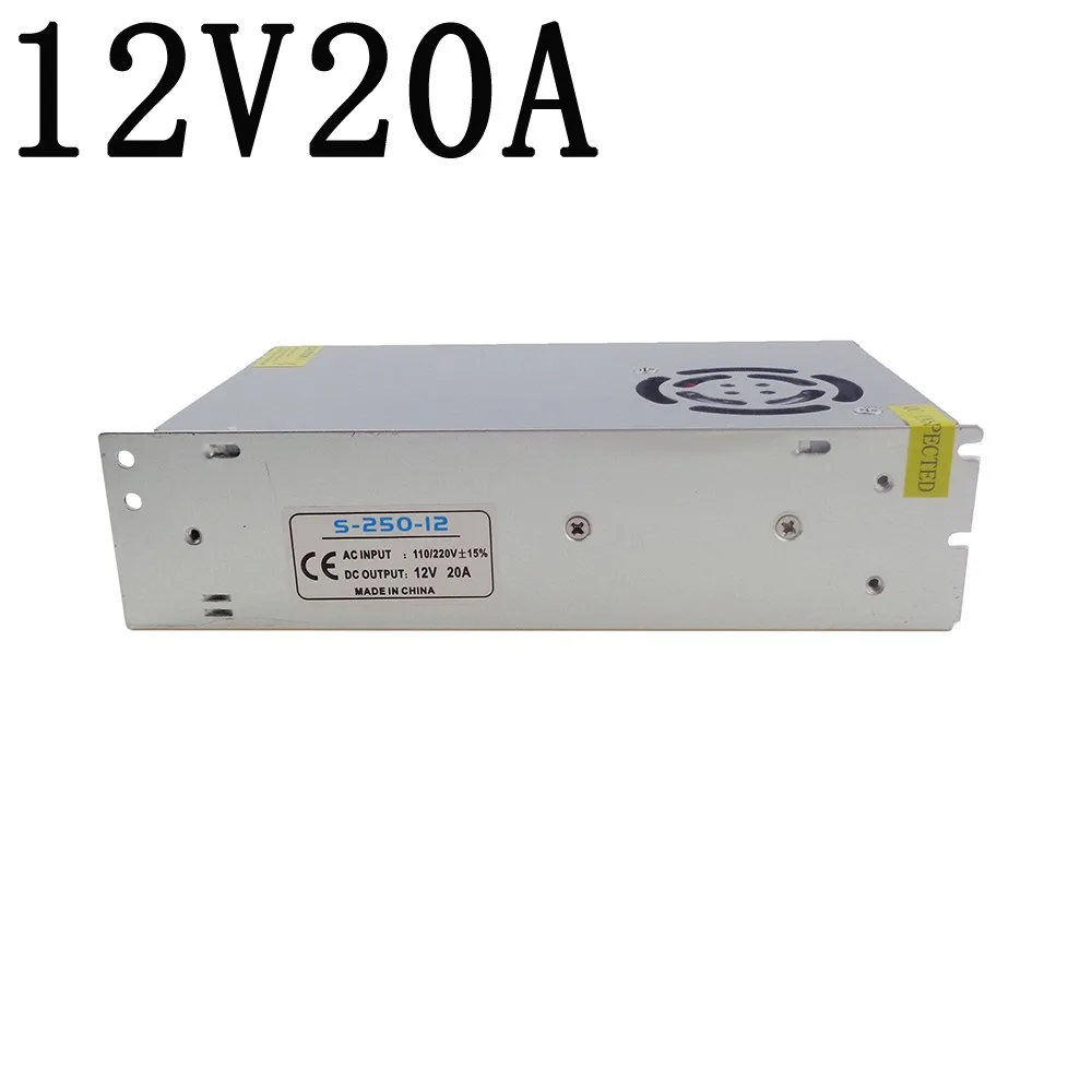 Питание трансформатор AC100-240V к DC12V светодио дный драйвер 1A 2A 3A 5A 10A 15A 20A 30A 40A 50A 60A Светодиодные ленты/адаптер питания