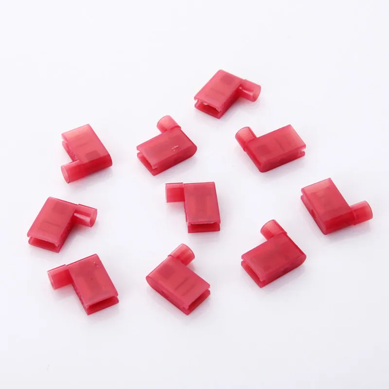 100PCS Crimp Terminals FLDNY1.25 250 Nylon Flag Female Terminal