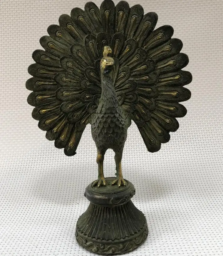

Opening Pure Copper Peacock Decorations Craft Gifts Antique Bronzes Peacock Business Gifts