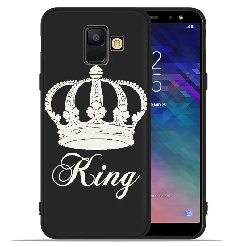 Король queen Корона "сделай сам" класса люкс для samsung Galaxy A9 A8 A7 A6 A5 A3 J3 J4 J5 J6 J8 плюс чехол для телефона чехол Чехол-футляр - Цвет: H1670