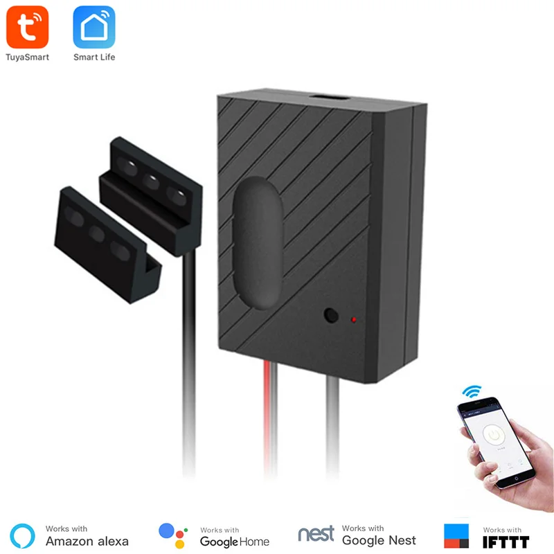 

Alexa Compatible Smart WiFi Garage Door controller remote control car garage door Timing schedules IFTTT support Tuya control