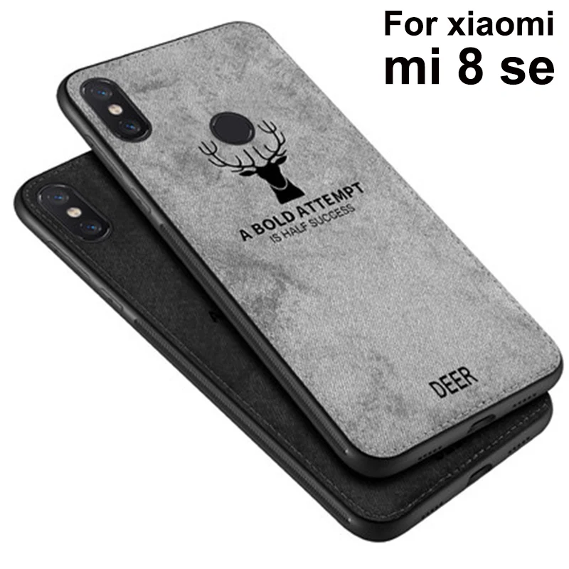 Чехол для xiao mi 8se мягкий чехол телефона 8 se защитная задняя крышка ткань + ТПУ |