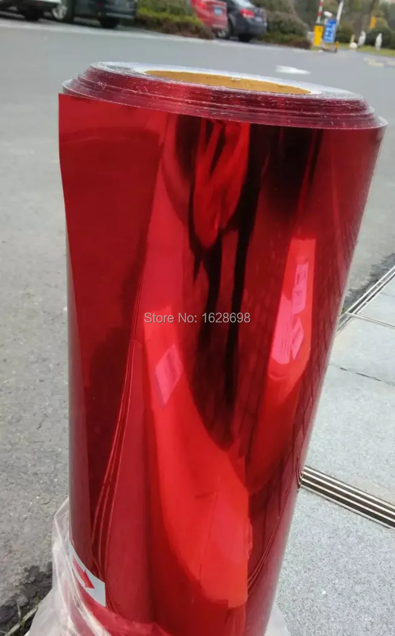 Cdn04 Red Color Metallic Heat Transfer Film Vinyl For Clothing