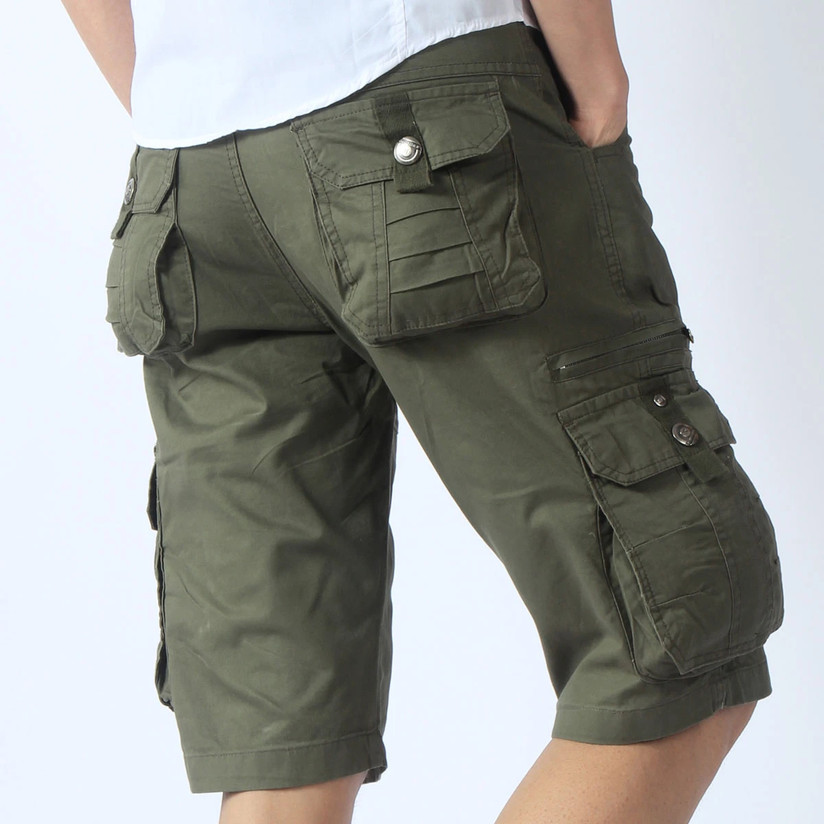 Cargo shorts without pockets Clearance