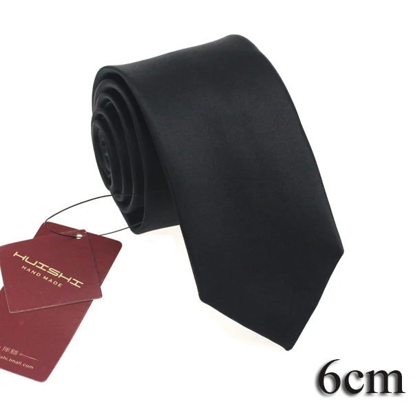 HUISHI мужские классические однотонные простые галстуки на шею 18 цветов водонепроницаемые 8 см и 6 см аксессуары для взрослых повседневная одежда галстук подарок на свадьбу - Цвет: TP-11