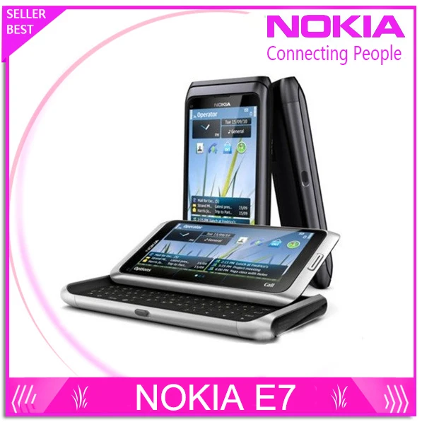 Free Shipping Original E7 Nokia Mobile Phone Camera 8MP GPS WIFI 16GB Storange Nokia Smart Phone