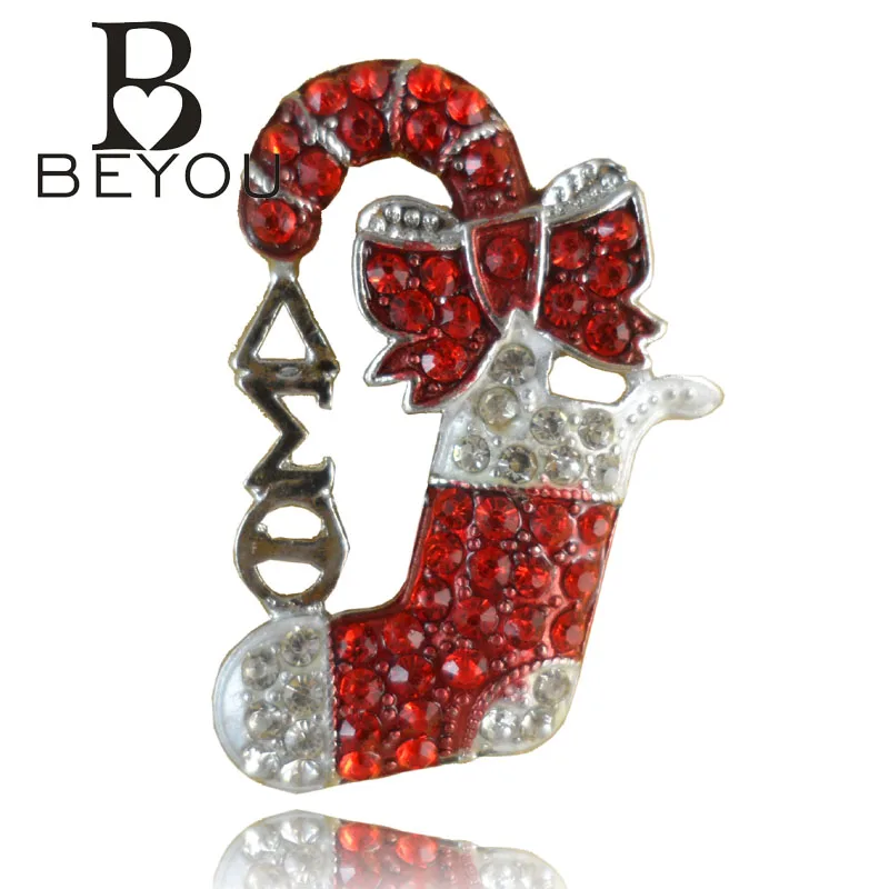 

Free Shipping Newnest Delta Sigma Theta DST Crystal Christmas Lapel Pin brooch 5pcs 1 lot
