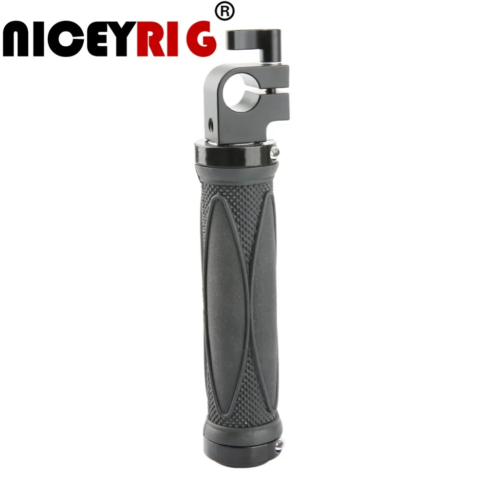 

NICEYRIG Shoulder Rig Handle 15mm Rod Grip Camera Rig Rod 15 DSLR Camera Handle Grip Camera Handheld Rig Shoulder Support Rig