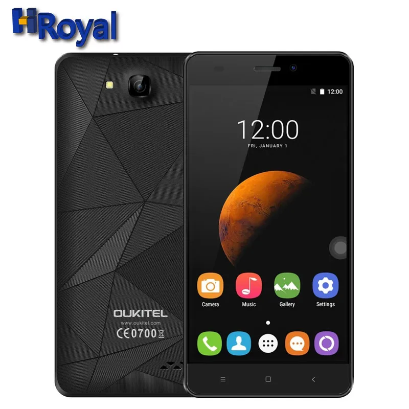 Oukitel C3 Android 6.0 3 г смартфон 5.0 &quotMT6580 Quad Core 1280x720 5MP Камера 1 Оперативная память 8