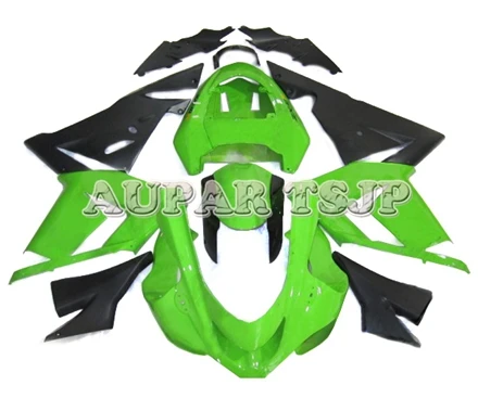 Зеленый черный обтекатель, пригодный для Kawasaki ZX10R ZX-10R 2004 2005 04 05 Sportbike капоты кузов комплект вставные обтекатели