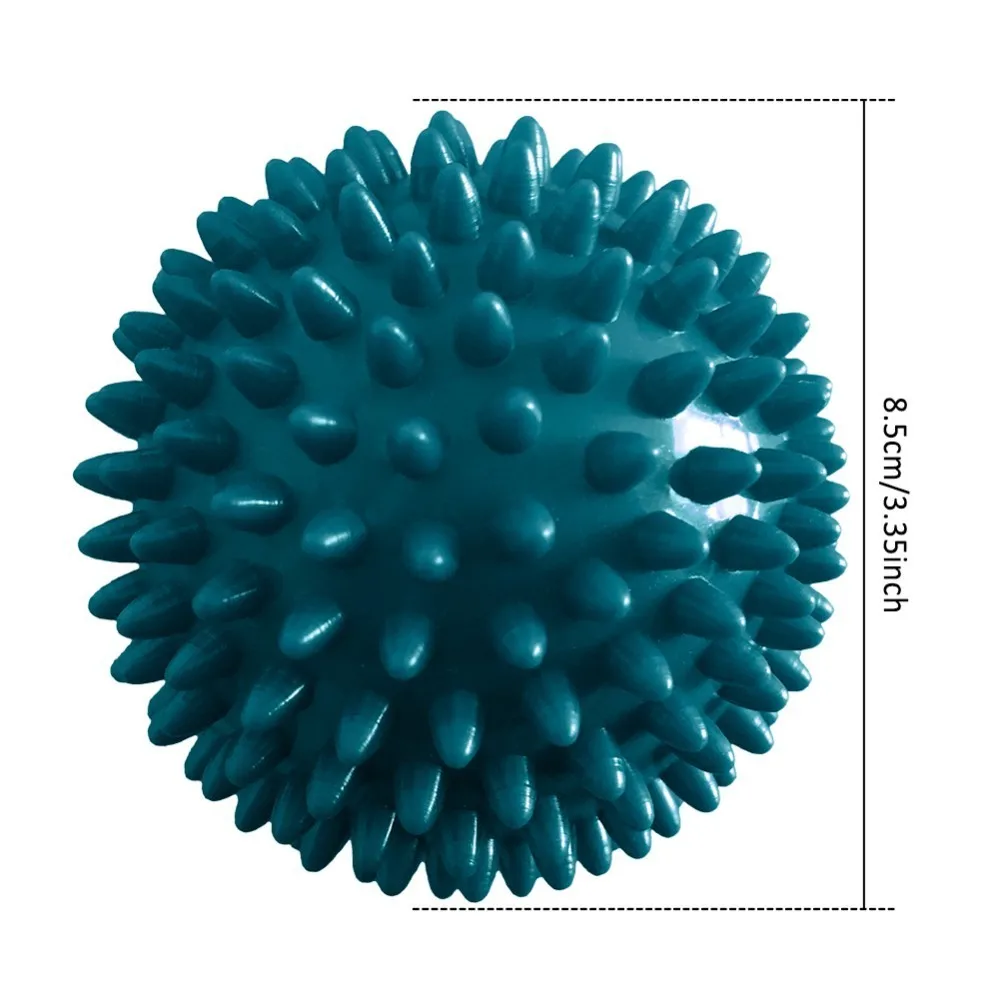 8,5 см расслабление мышц таза для занятий спортом, Фитнес мячик для массажа стоп Ежик средства ухода за кожей боль Стресс массажёр рельефный ТРИГГЕРНАЯ точка