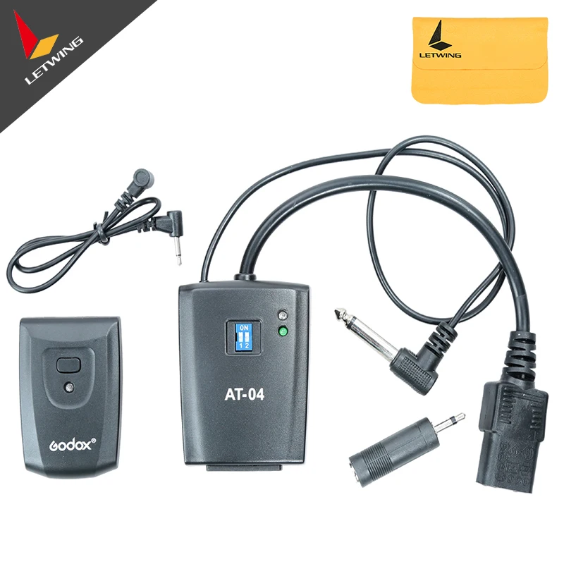 

Godox AT-04 4-Channel Wireless Studio Flash Trigger Radio Transmitter & Receiver for DSLR Cameras