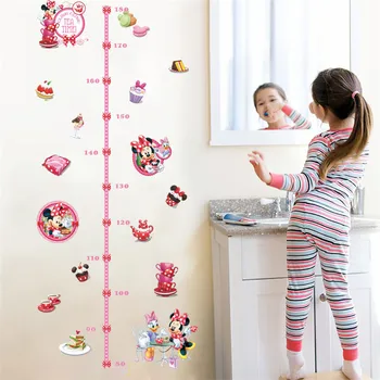 

Cartoon Mickey Minnie Wall Stickers For Kids Rooms Boys Girl Children Nursery Room Decals Wall Art Poster
