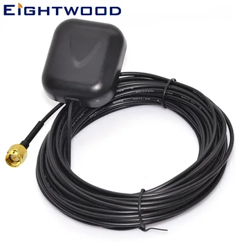 Eightwood車のgpsアクティブアンテナ空中gps受信機/システムと携帯、sma男性 10 メートルケーブルアウディbnw bossジェンセン